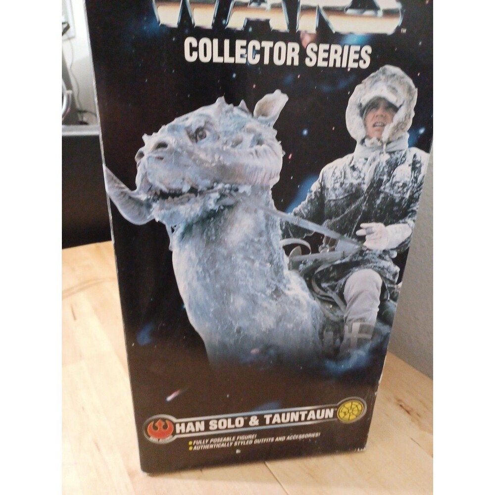 NEW DAMAGED BOX Star Wars Action Figure Han Solo Tauntaun 12" Kenner Collector E - Picture 7 of 12